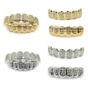 18k Gold Plated Hiphop Teeth Grills